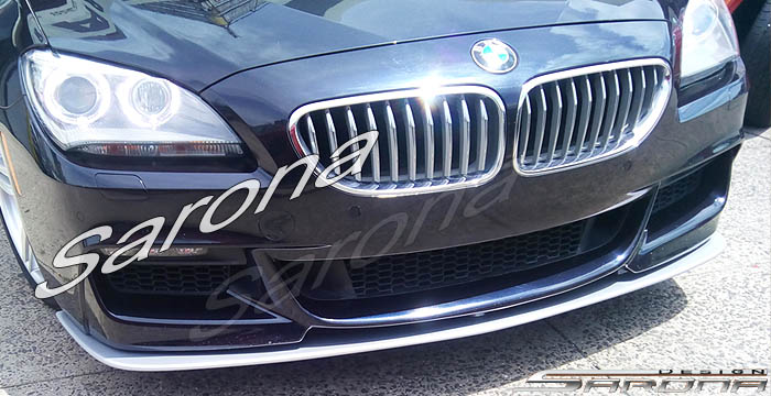 Custom BMW 6 Series  Coupe, Convertible & Sedan Front Add-on Lip (2012 - 2019) - $390.00 (Part #BM-075-FA)